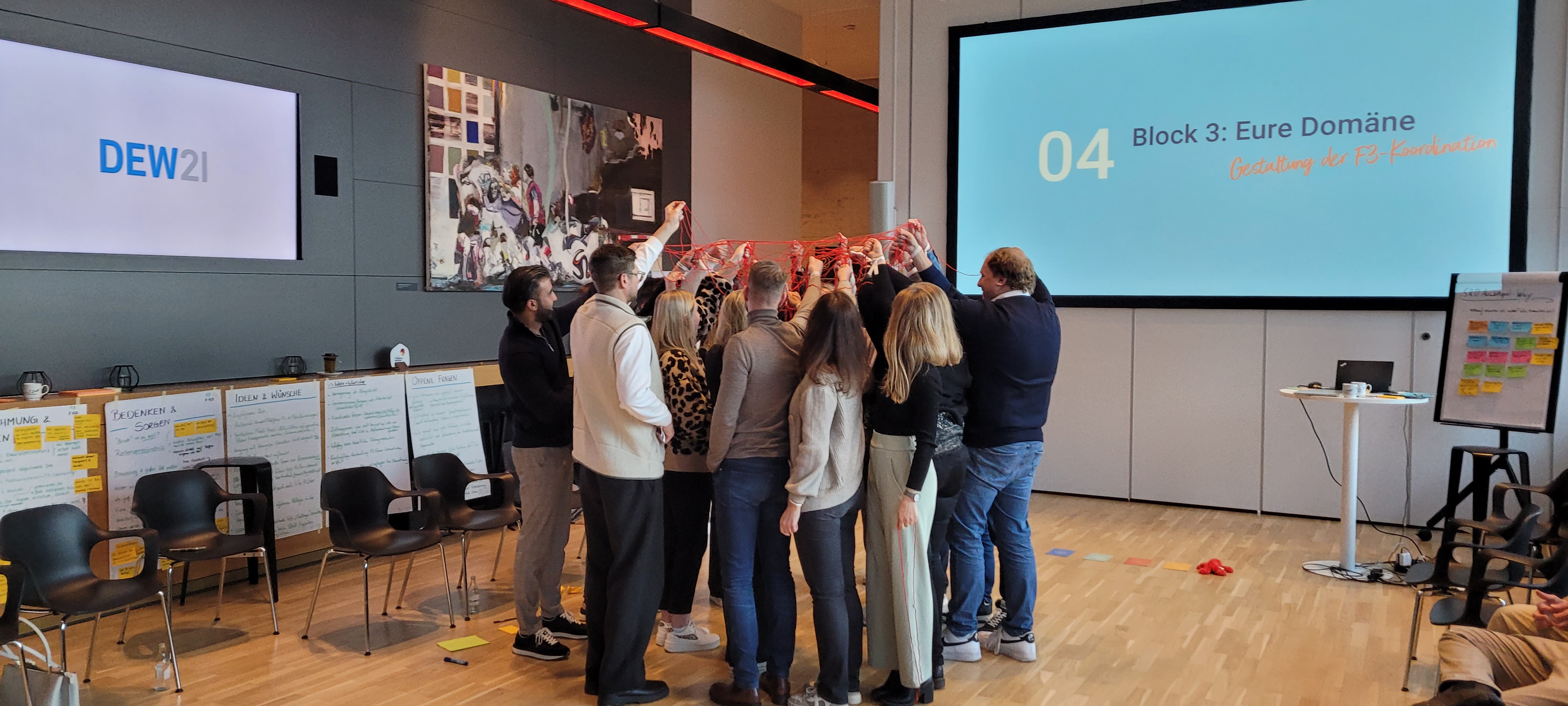 Führungskräftereise „Wir sind Dortmund“: hierarchie-gemischte Gruppe im Modul-Setting bei DEW21